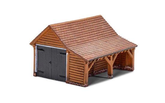 R7271 Modern Timber Garage