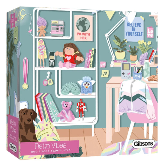 SPECIAL EXCLUSIVE DEAL 'Retro Vibes' Gibsons 1000 piece jigsaw