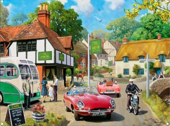 'Roadside Refreshments' Metal Wall Sign