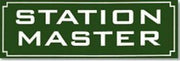 'Station Master' Green Retro Metal Wall Sign
