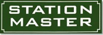 'Station Master' Green Retro Metal Wall Sign