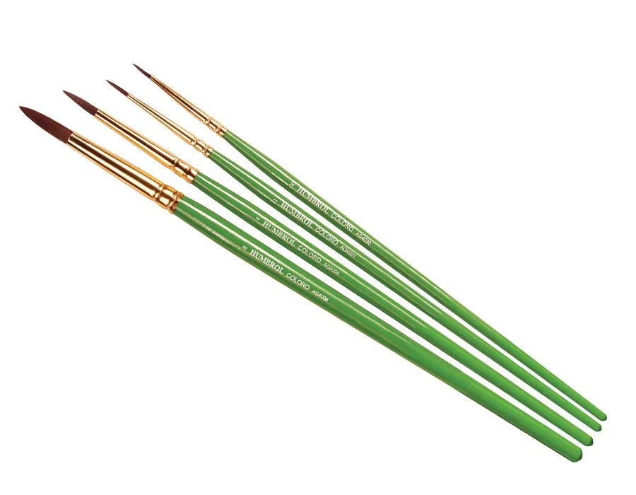 AG4050 - Hornby - Humbrol Colour Brush Pack (Sizes 00/1/4/8)