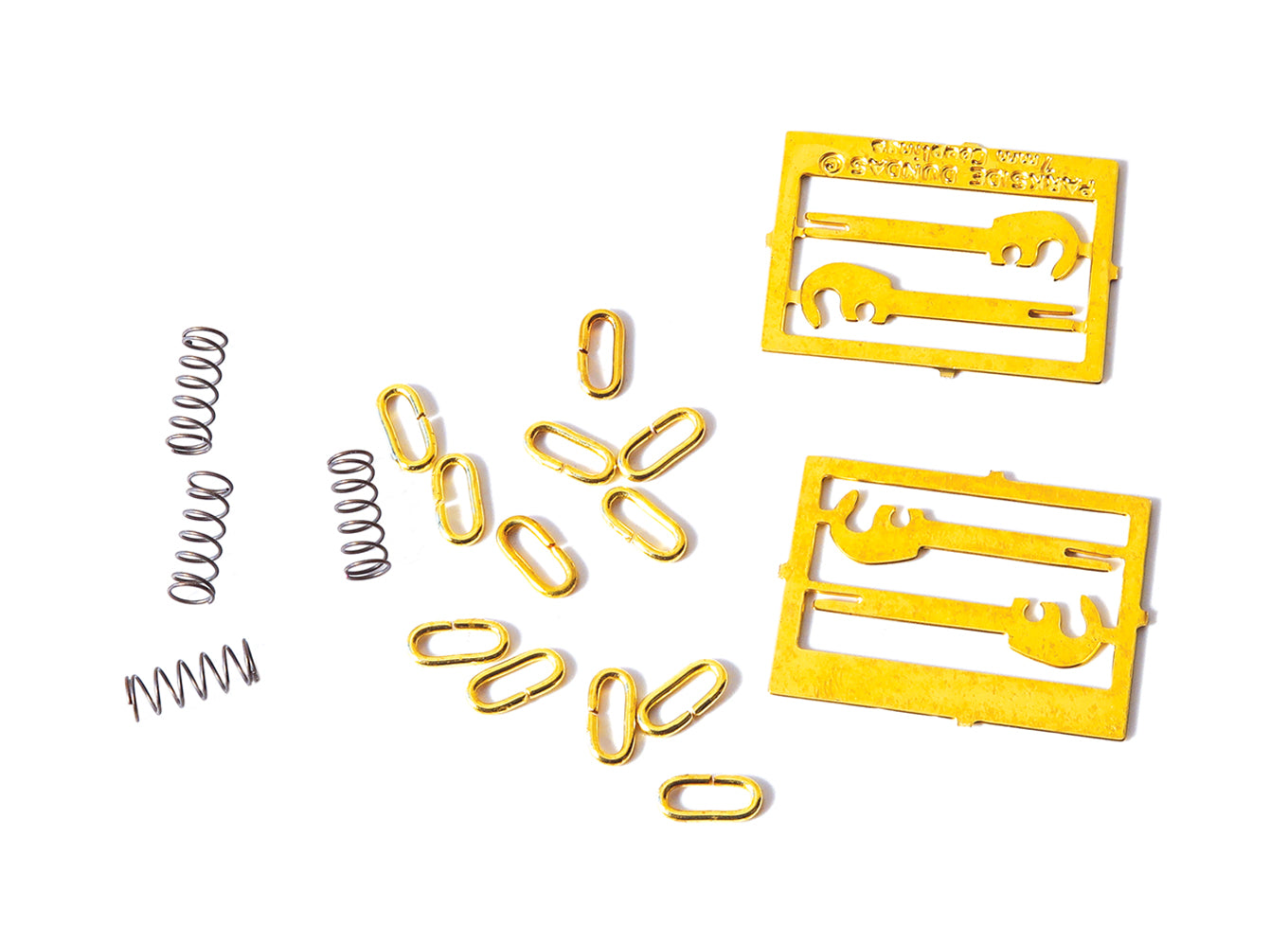 PS50 - 3 Link Couplings Etched Hook Springs