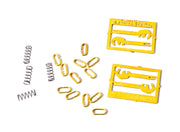 PS50 - Parkside - O - 3 Link Couplings Etched Hook Springs