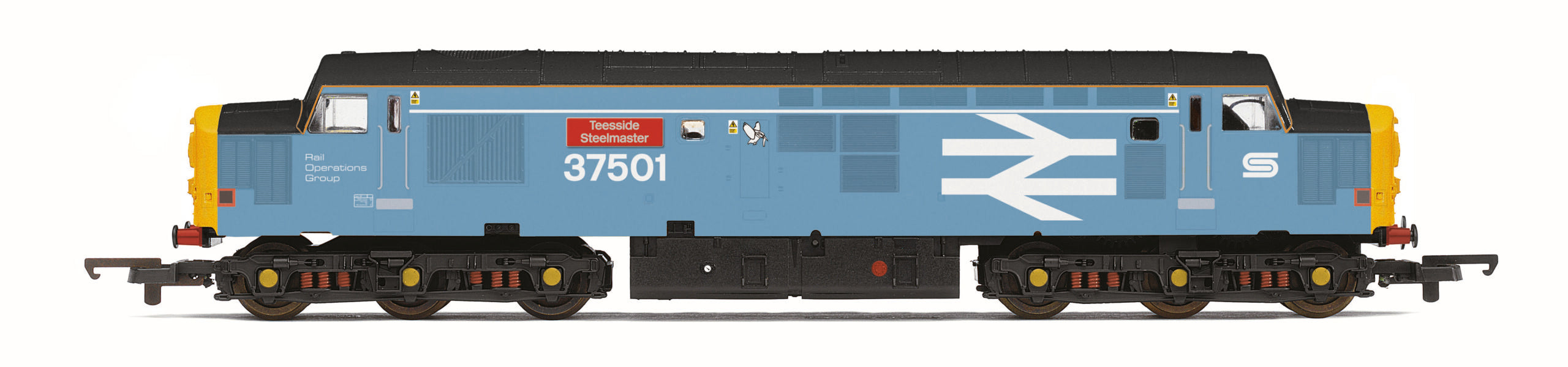 R30545 - Hornby - RailRoad British Steel Class 37 Teesside Steelmaster 37501