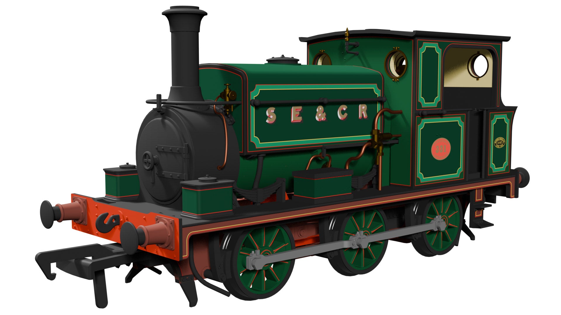 960009 - RAPIDO - Manning Wardle L Class - SECR No.331 (what-if) - DCC Ready