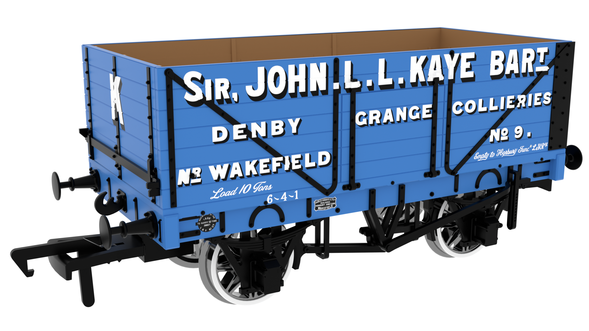 967255 - Rapido - OO - 1907 RCH 7 Plank Wagon - Sir John L. L. Kaye Bart.