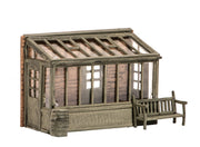SS24 - Wills Scenic Series - OO/HO - Consevatory, Garden Seat & Water Butt