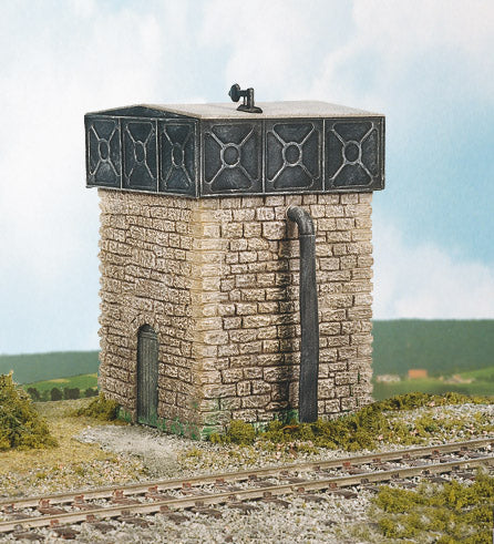 SS34 - Water Tower with Stone Base