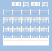 SS43 - Wills Scenic Series - OO/HO - Concrete Fencing