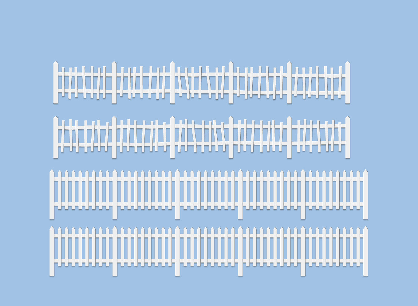 SS45 - Rustic & Picket Fencing