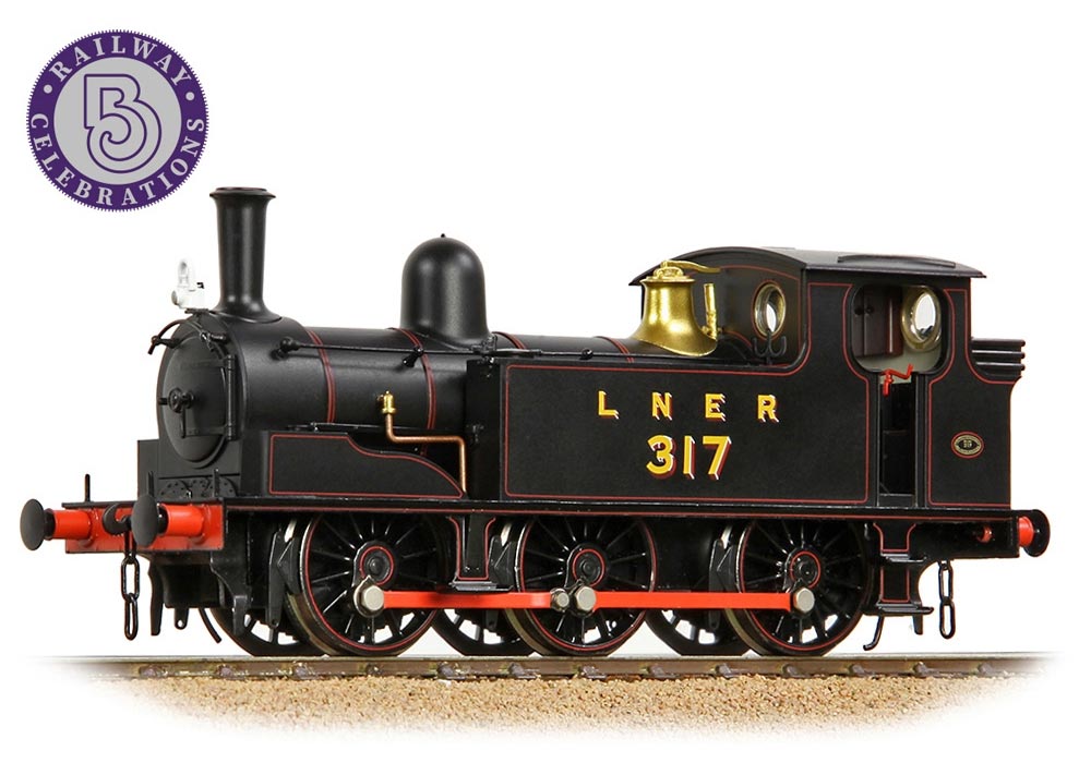 31-066 - Bachmann - NER E (J71) Tank 317 LNER Lined Black OO