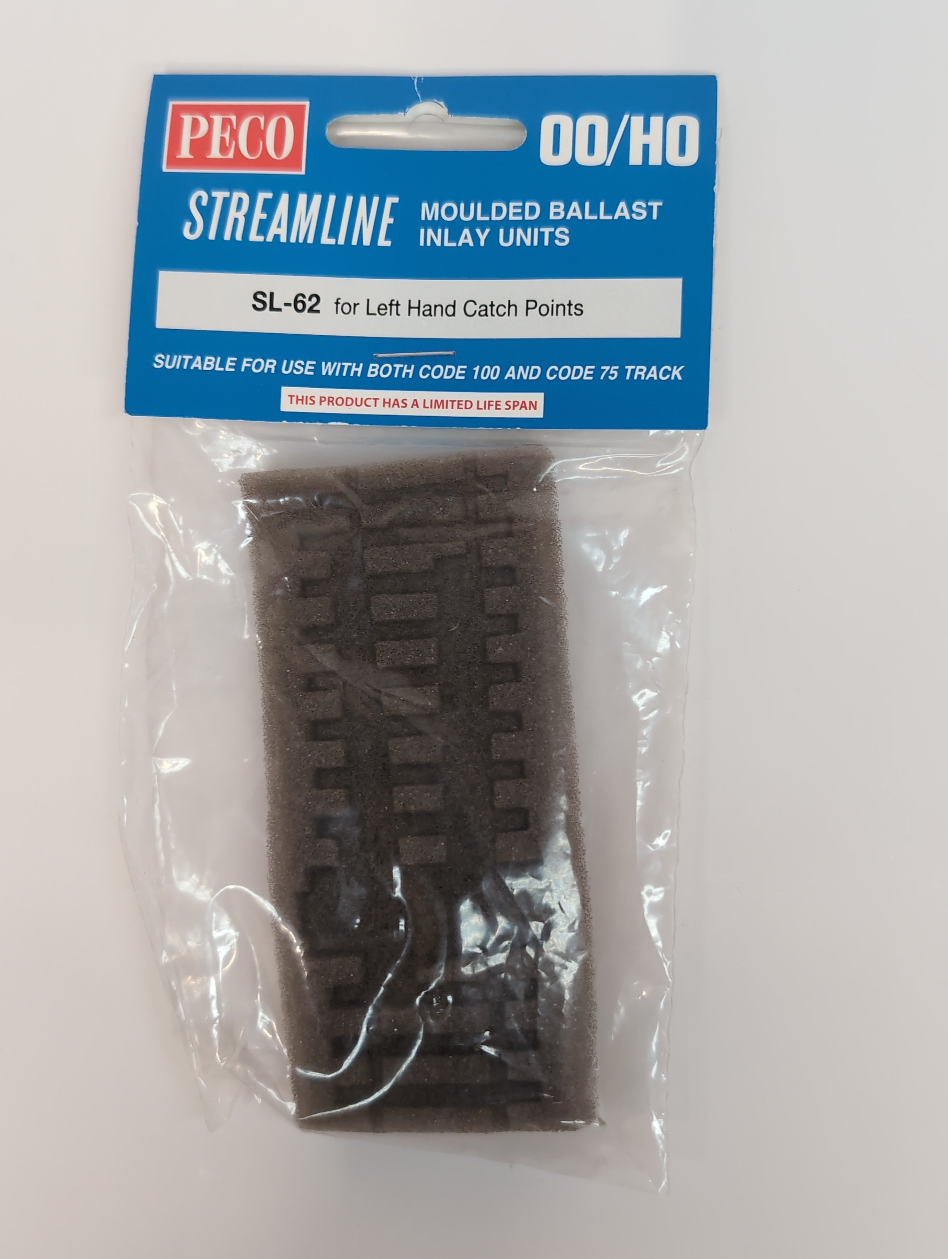 SL62 - PECO Streamline - OO/HO - Ballast Inlays for Left Hand Catch Points
