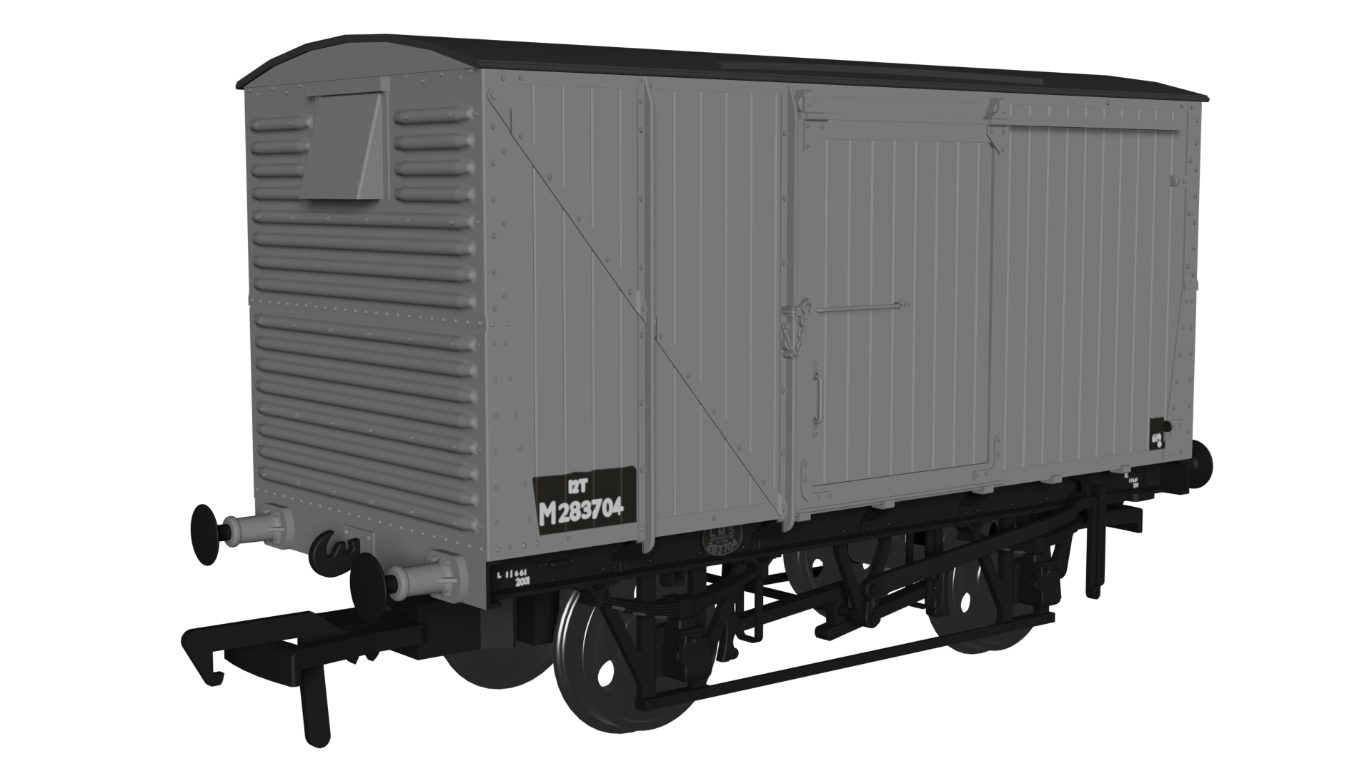 970107 - Rapido - LMS D1832A Van - BR No.M283704970107	LMS D1832A Van - BR No.M283704