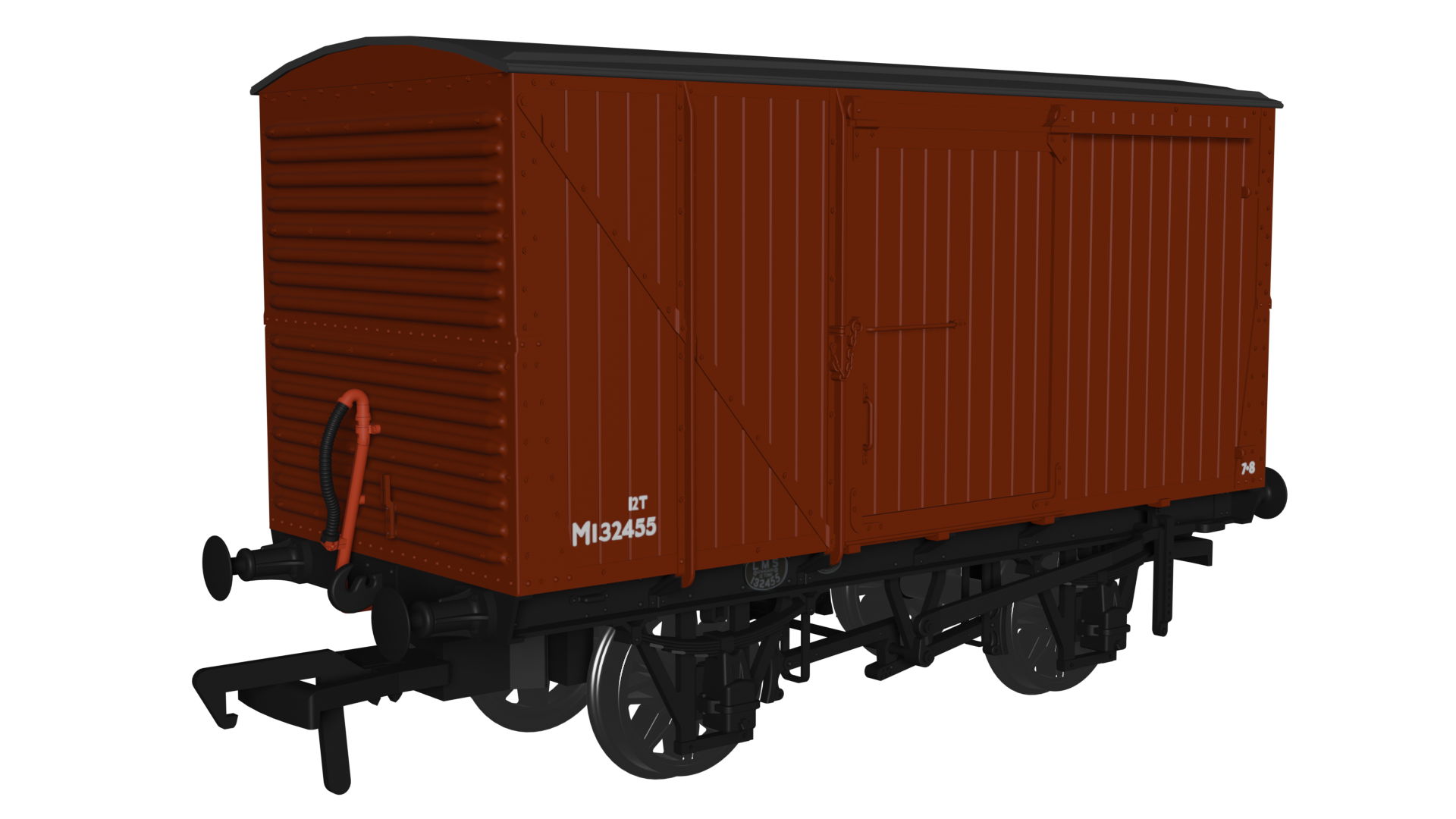 970010 - Rapido - LMS D1663 Van - BR No.M132445